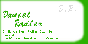 daniel radler business card